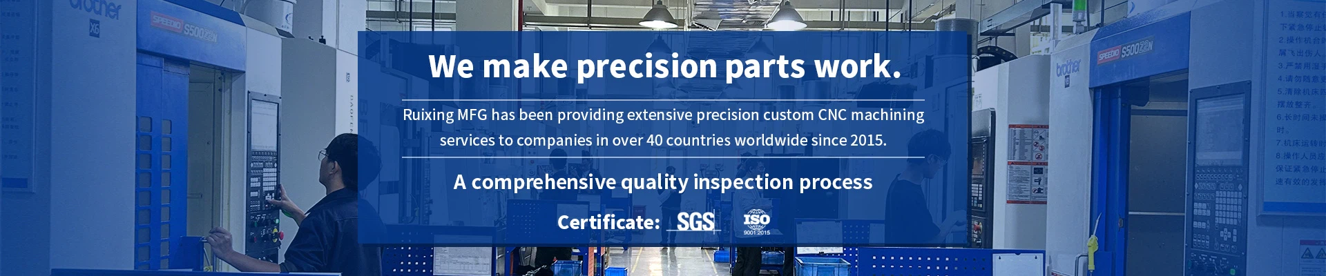 CNC milling workshop